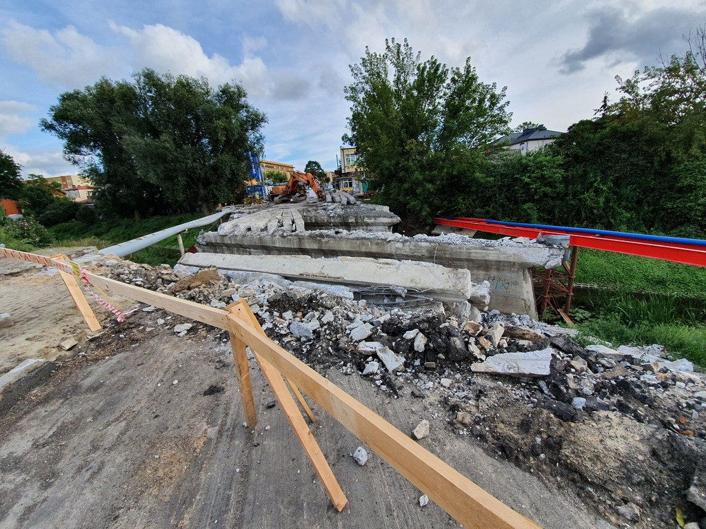 Hrubieszów: Trwa remont mostu na Ludnej