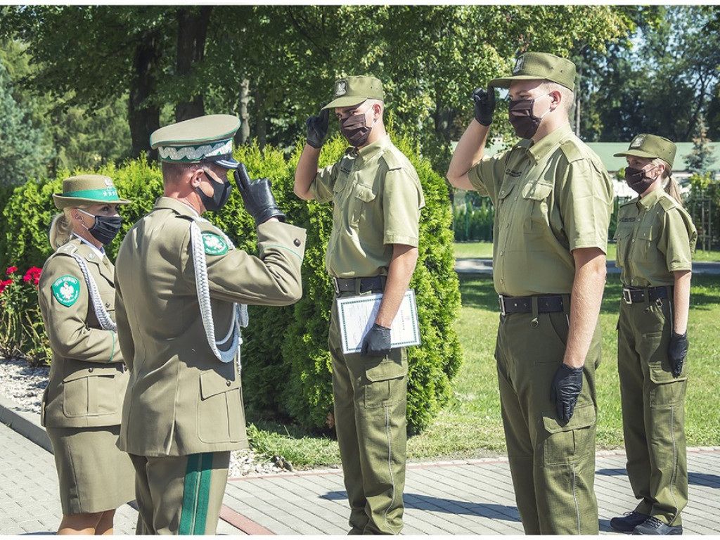Ślubowanie nowo przyjętych funkcjonariuszy NOSG - zdjęcia