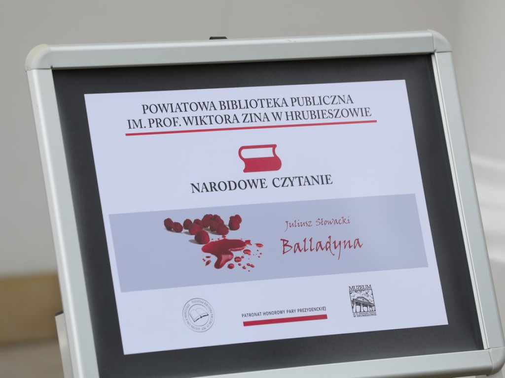 Hrubieszów: Narodowe Czytanie w Powiatowej Bibliotece Publicznej