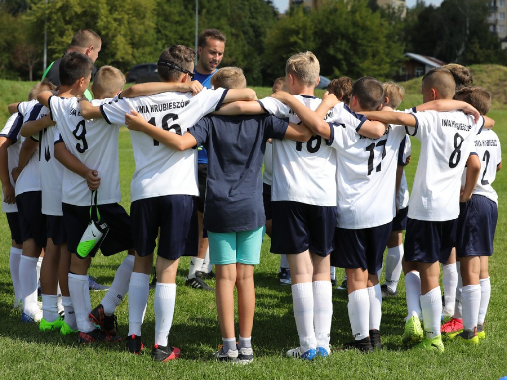 Mecz młodzików Unia Hrubieszów - Brazylijskie Szkółki Piłkarskie Lublin - ZDJĘCIA