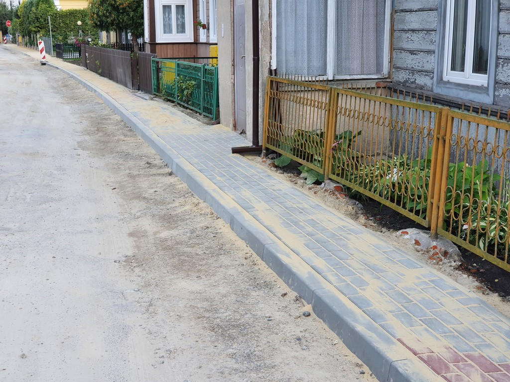 Hrubieszów: Przebudowa ulicy Podzamcze - ZDJĘCIA