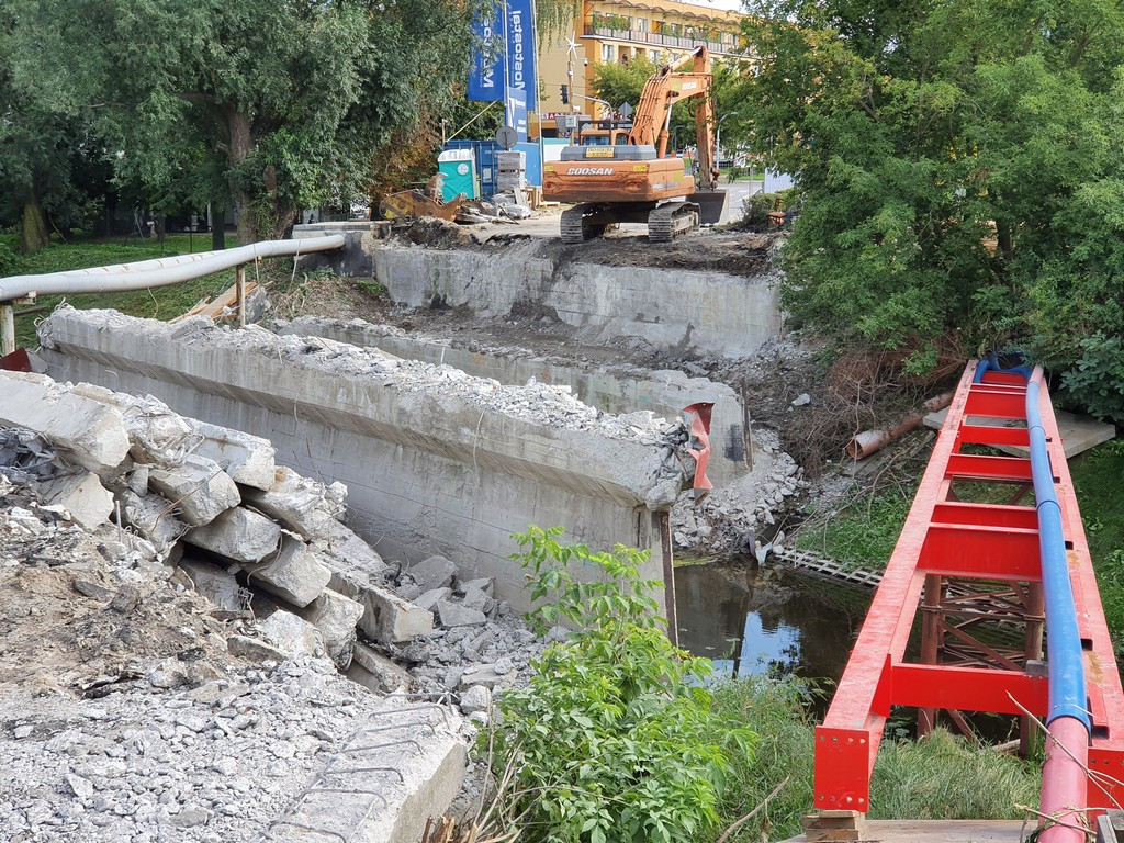 Hrubieszów: Remont mostu na Ludnej