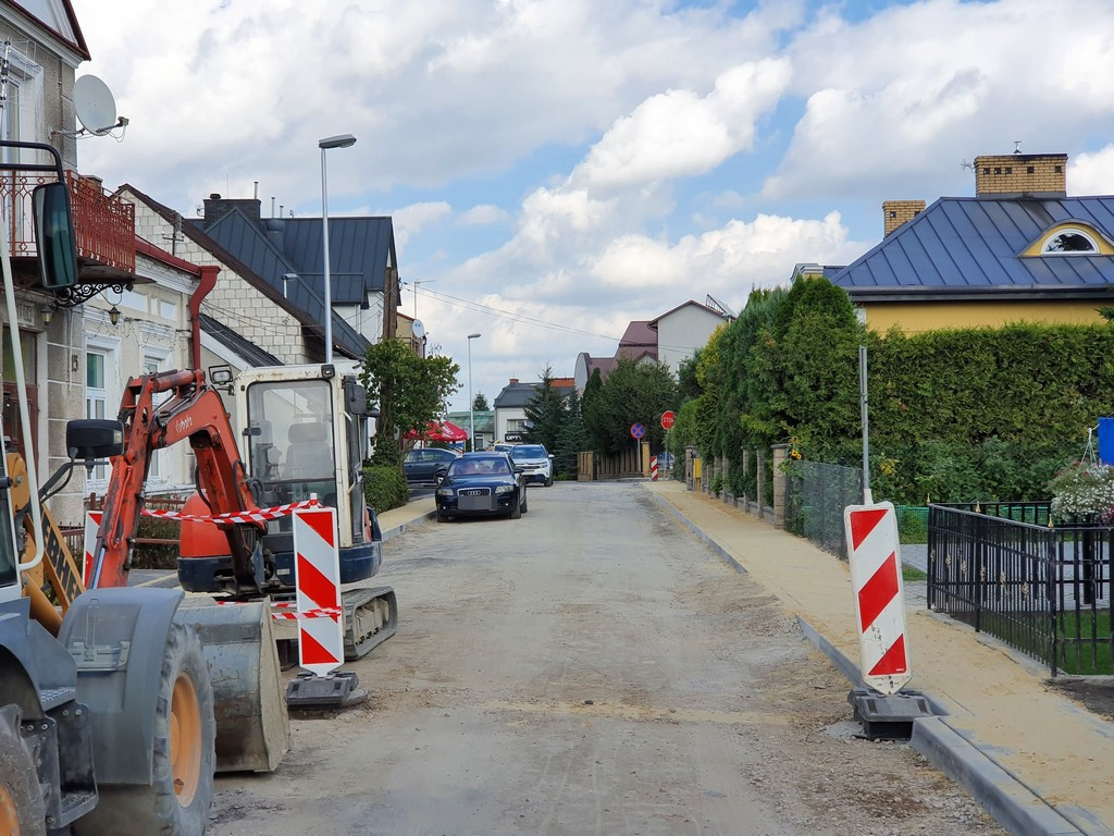 Hrubieszów: Przebudowa ulicy Podzamcze - ZDJĘCIA
