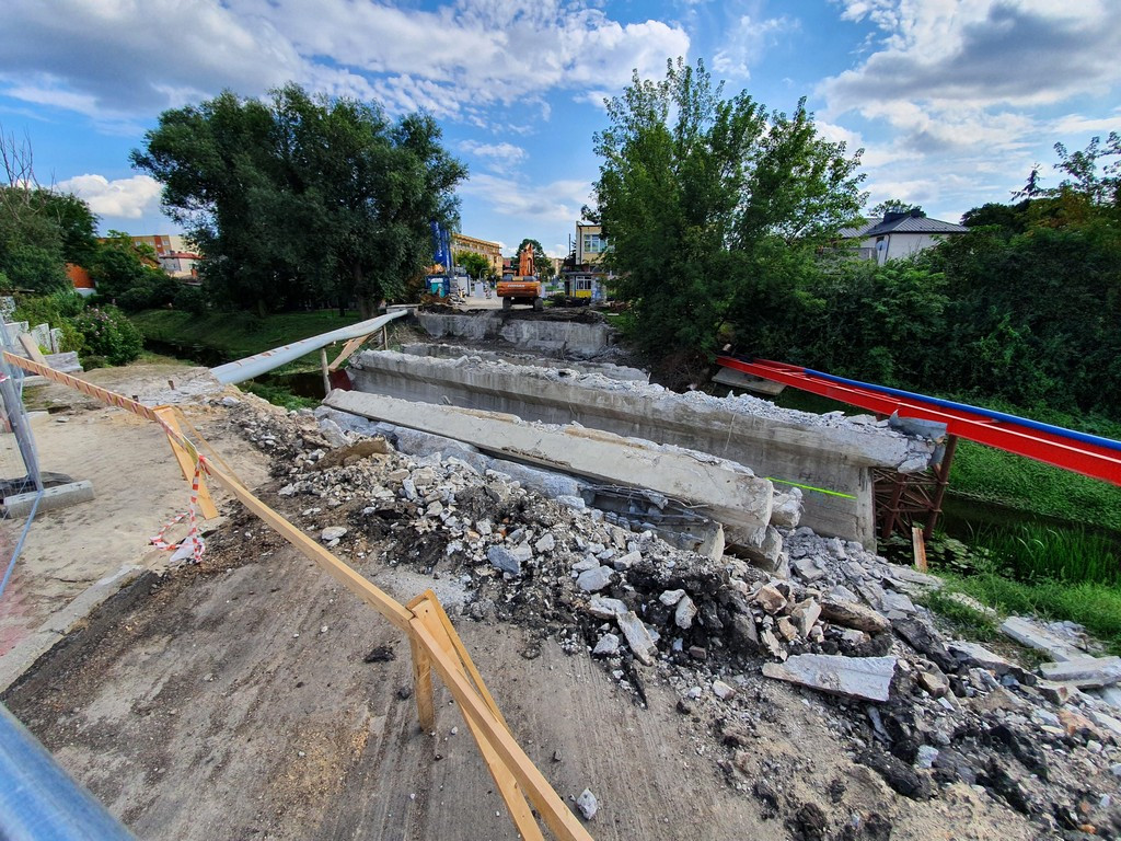 Hrubieszów: Remont mostu na Ludnej