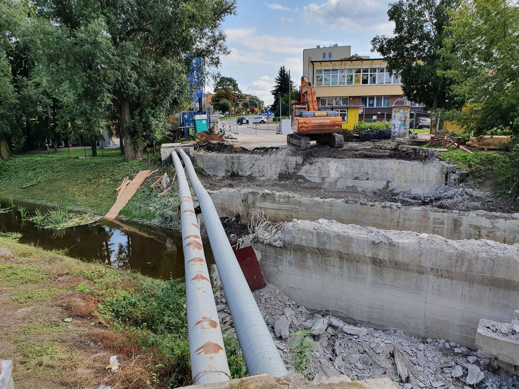 Hrubieszów: Remont mostu na Ludnej