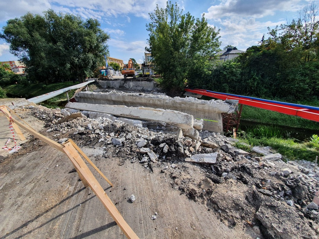 Hrubieszów: Remont mostu na Ludnej
