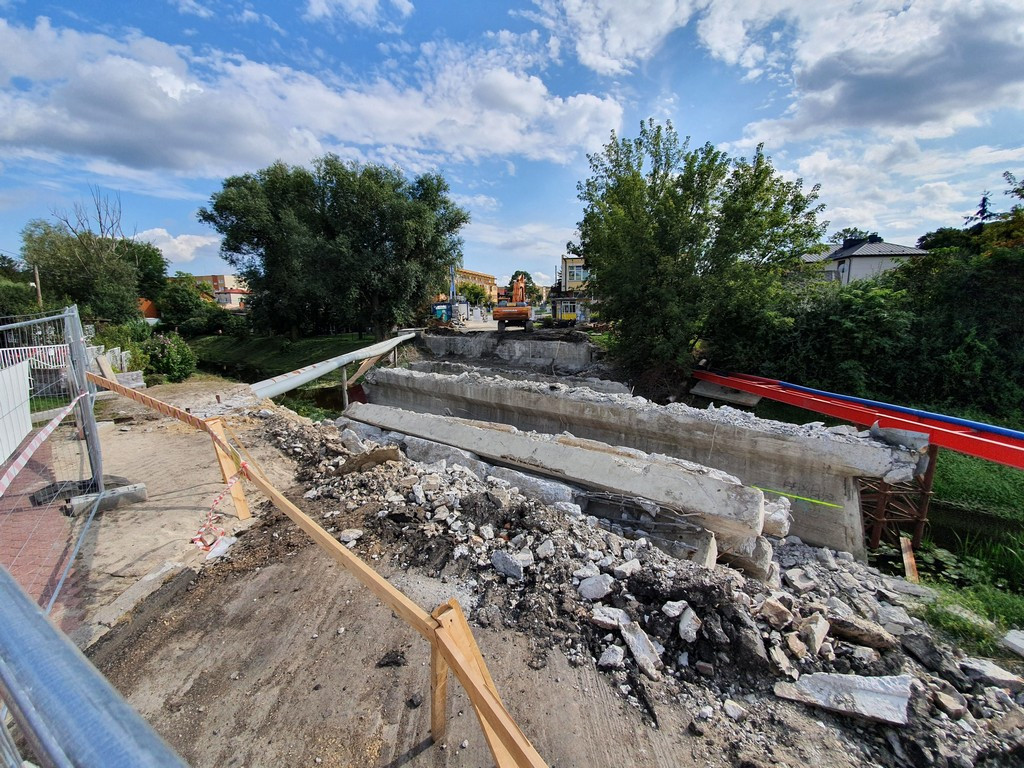 Hrubieszów: Remont mostu na Ludnej