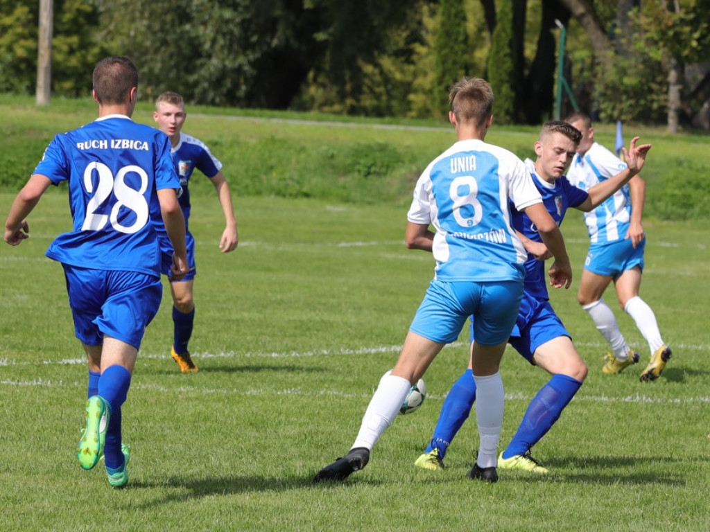 Mecz juniorów Unia Hrubieszów - Ruch Izbica - ZDJĘCIA