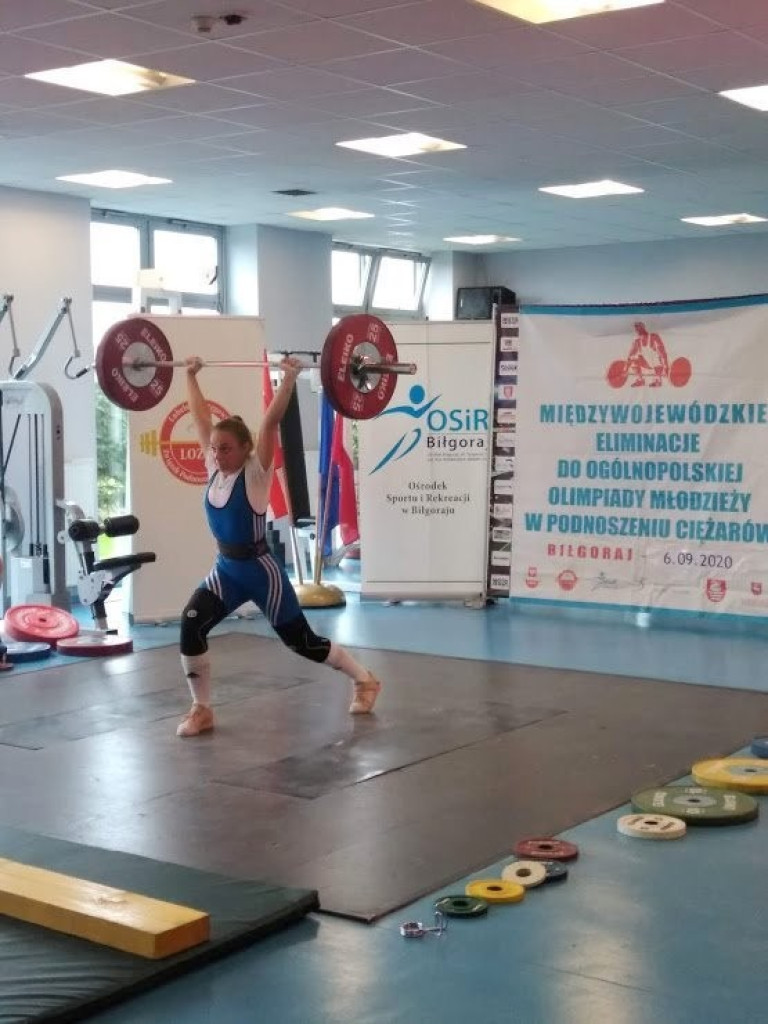 Młodzi sztangiści Unii Hrubieszów na podium Mistrzostw Województwa do lat 17
