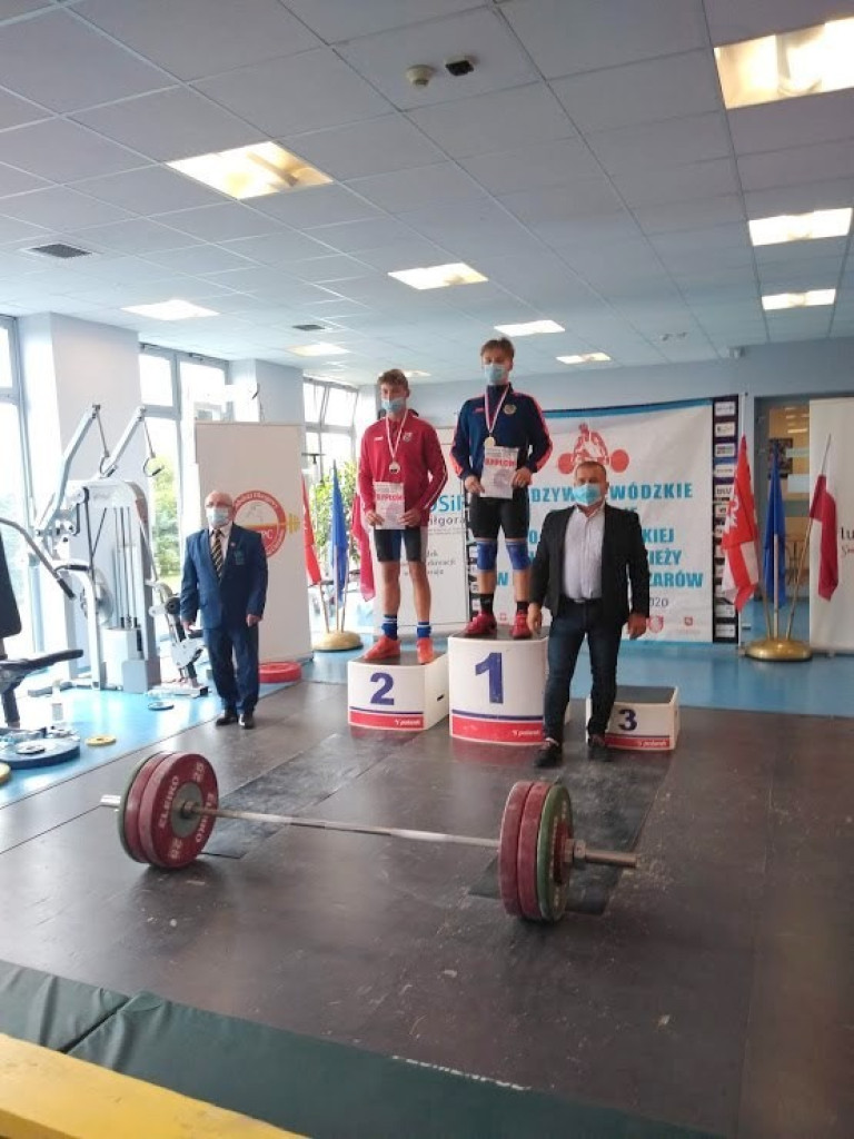 Młodzi sztangiści Unii Hrubieszów na podium Mistrzostw Województwa do lat 17