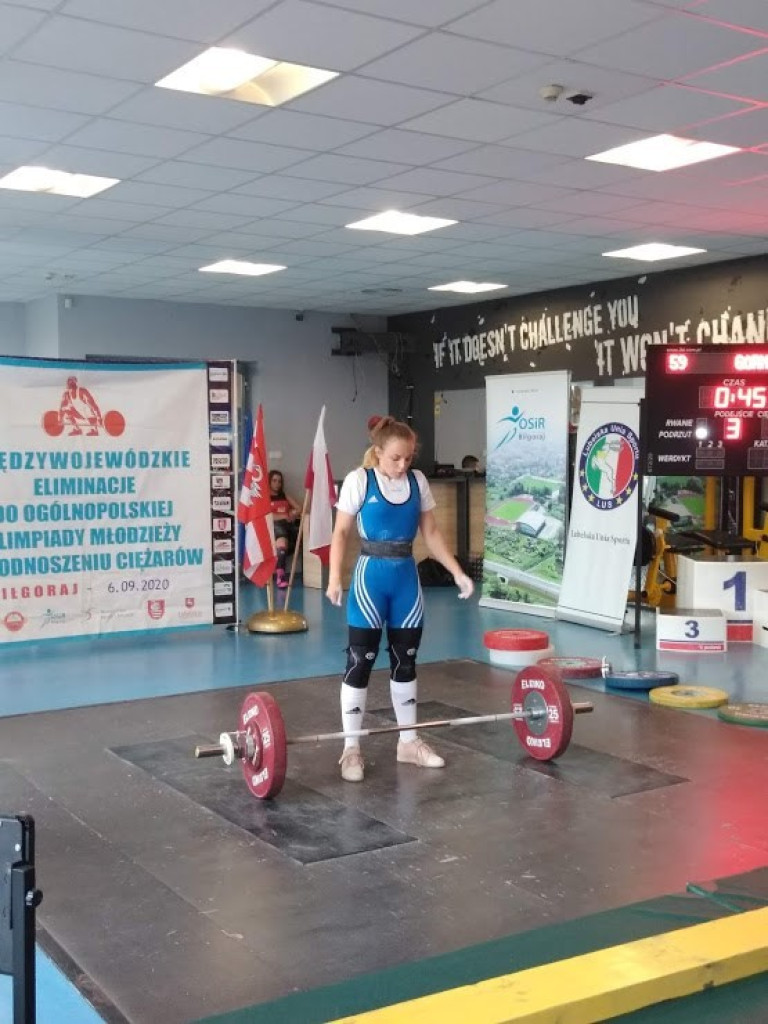 Młodzi sztangiści Unii Hrubieszów na podium Mistrzostw Województwa do lat 17