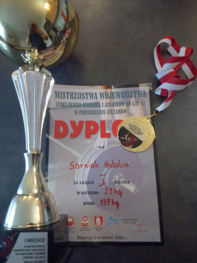 Młodzi sztangiści Unii Hrubieszów na podium Mistrzostw Województwa do lat 17