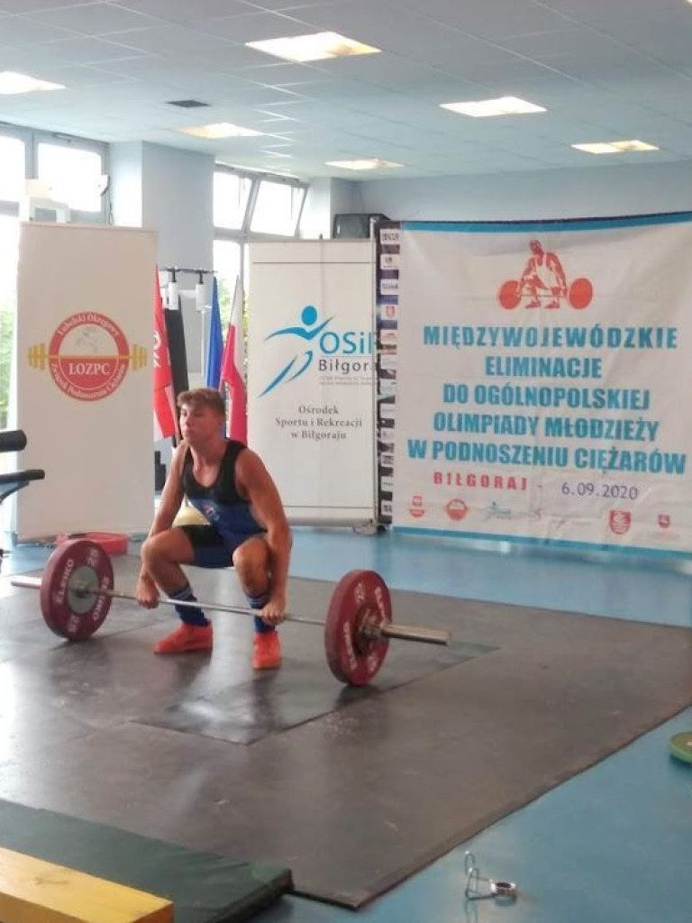 Młodzi sztangiści Unii Hrubieszów na podium Mistrzostw Województwa do lat 17