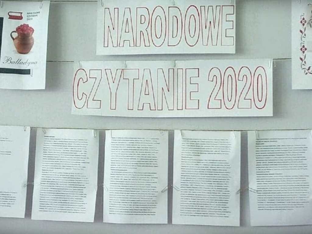Narodowe Czytanie w hrubieszowskiej Jedynce