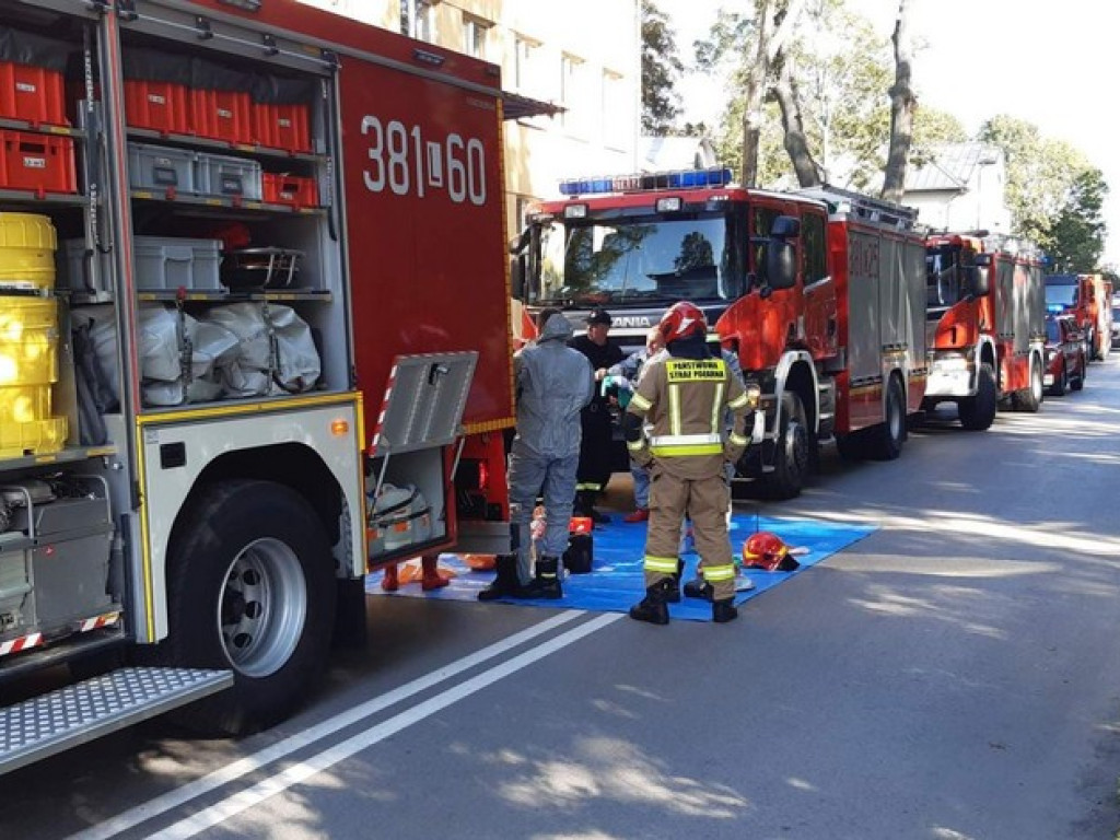 Hrubieszów: Sarin w starostwie - relacja z akcji i zdjęcia