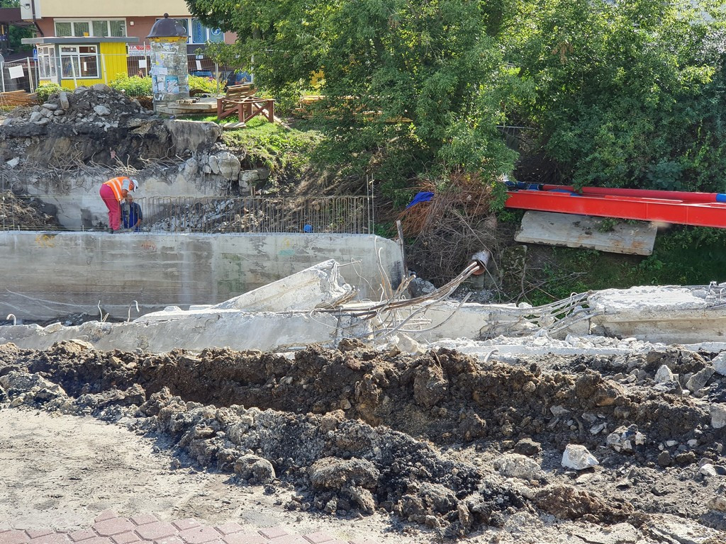 Hrubieszów: Most na Ludnej rozebrany - ZDJĘCIA