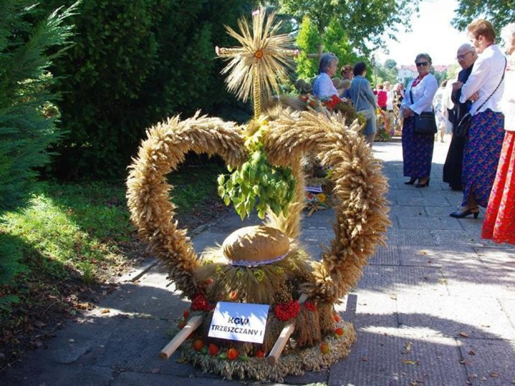 Święto Plonów w gminie Trzeszczany. Odsłonięcie pomnika 100-lecia Odzyskania Niepodległości