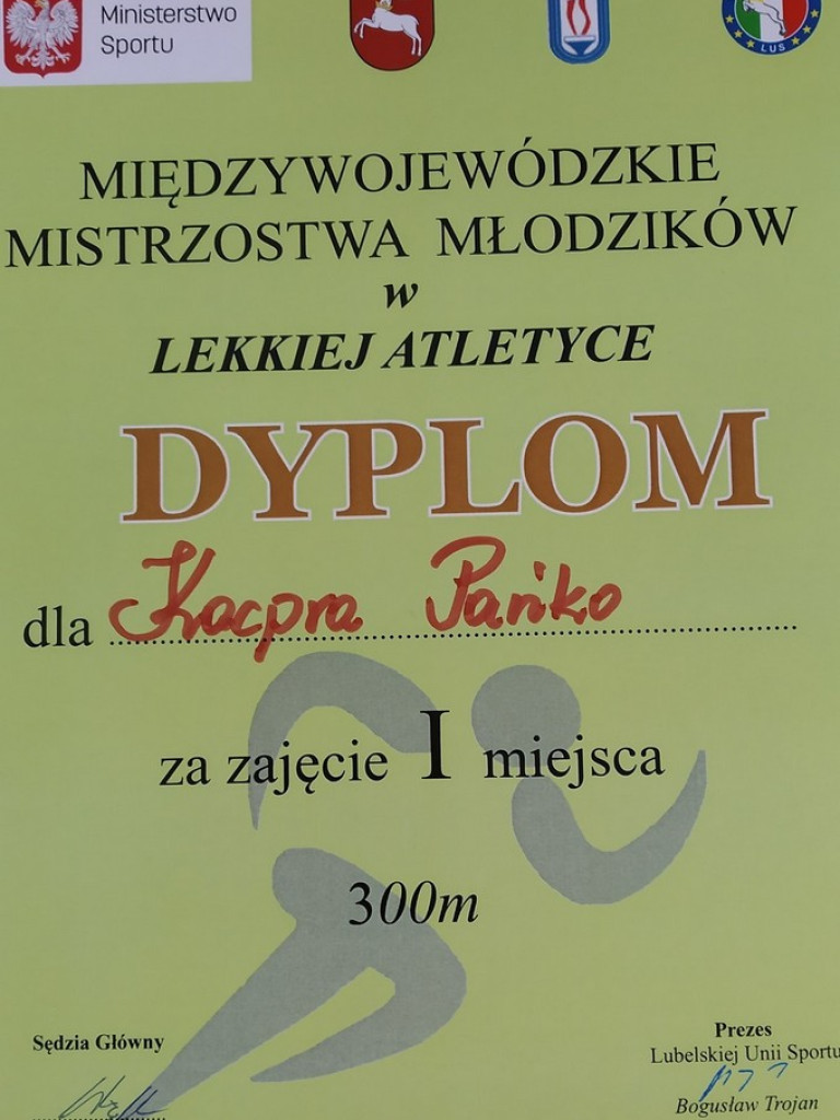 Cztery medale lekkoatletów w Międzywojewódzkich Mistrzostwach Młodzików