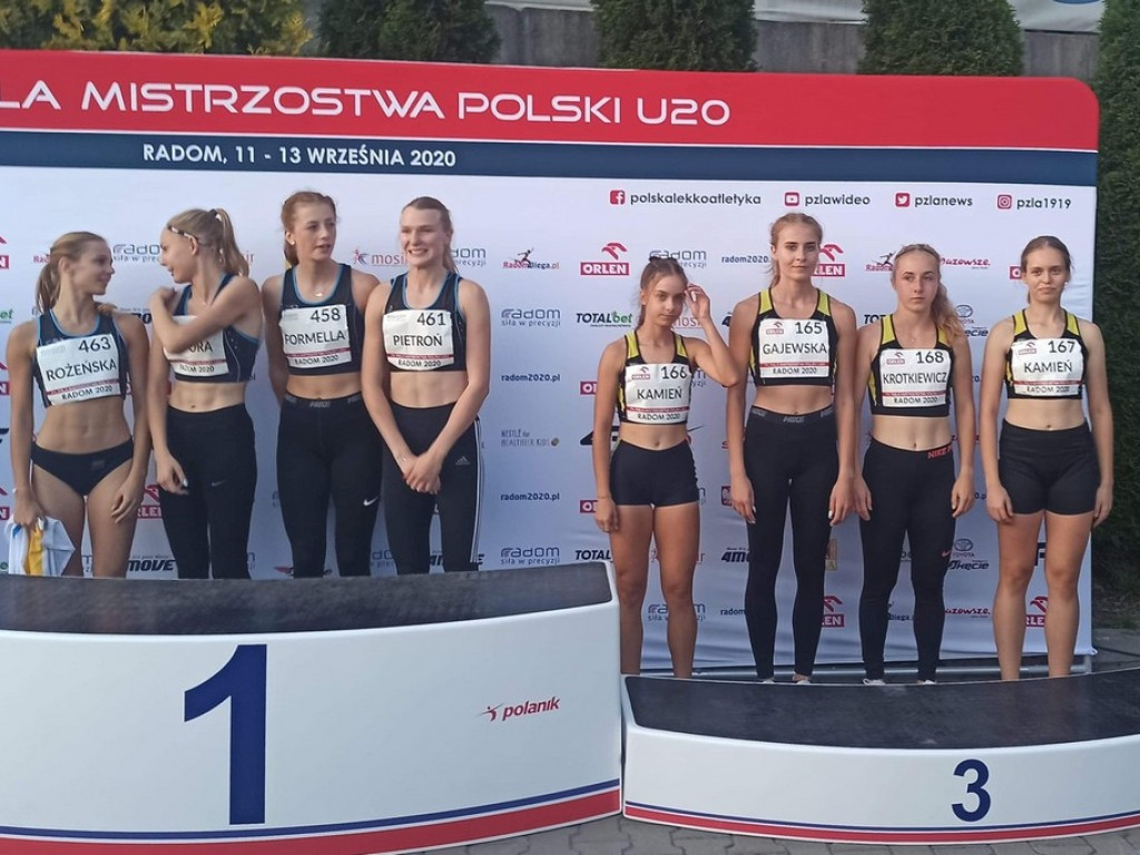 Mistrzostwa Polski Juniorek w LA. Wysokie umiejętności Karoliny Gajewskiej i sztafety 4 x 100 m dziewcząt nagrodzone medalami!