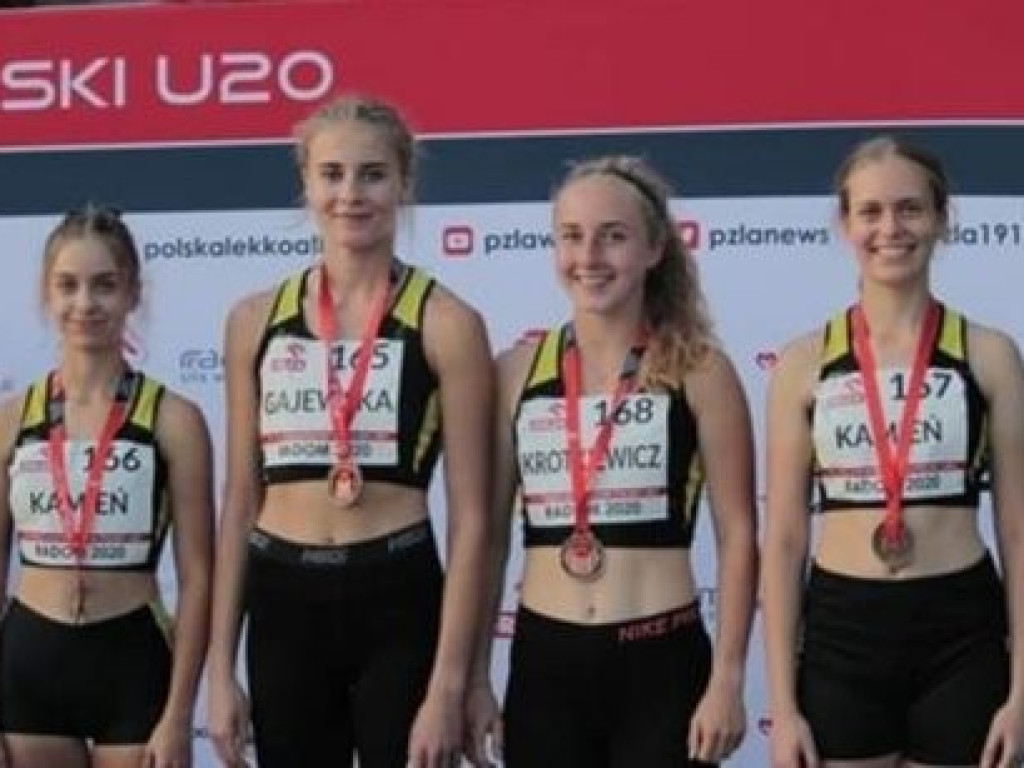 Mistrzostwa Polski Juniorek w LA. Wysokie umiejętności Karoliny Gajewskiej i sztafety 4 x 100 m dziewcząt nagrodzone medalami!