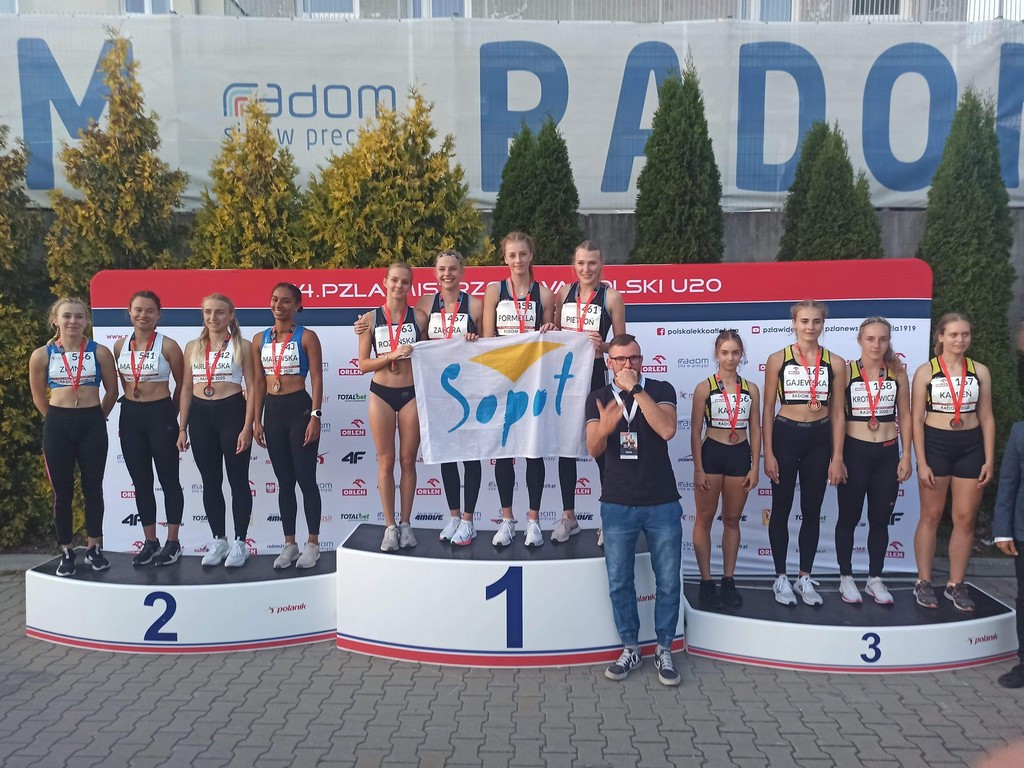 Mistrzostwa Polski Juniorek w LA. Wysokie umiejętności Karoliny Gajewskiej i sztafety 4 x 100 m dziewcząt nagrodzone medalami!