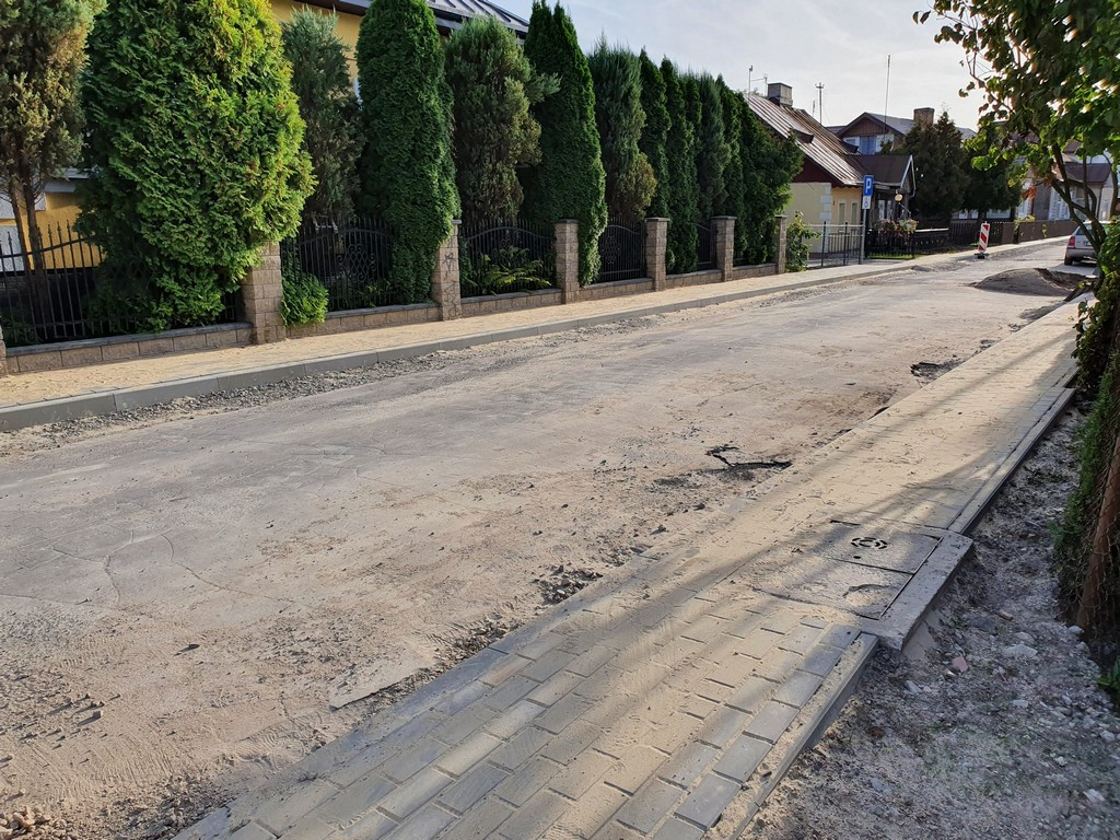 Hrubieszów: Roboty na ulicach Podzamcze i Wspólna. Od poniedziałku utrudnienia w ruchu - ZDJĘCIA