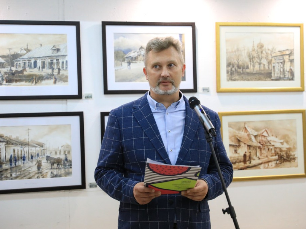 Hrubieszów: Wernisaż wystawy akwareli Rafała Jana Patro, koncert Adama Szabata i Waldemara Korzeniowskiego -ZDJĘCIA