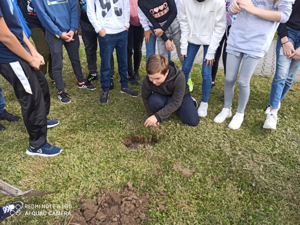 Akcja #sadziMY 2020 w hrubieszowskiej Dwójce
