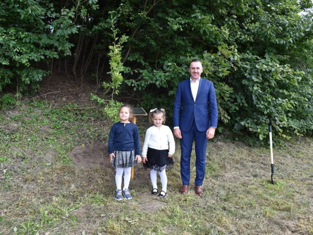 Posadzili kolejne dęby pamięci w Stefankowicach