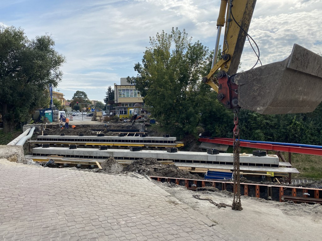 Hrubieszów: Prace przy remoncie mostu na Ludnej - ZDJĘCIA