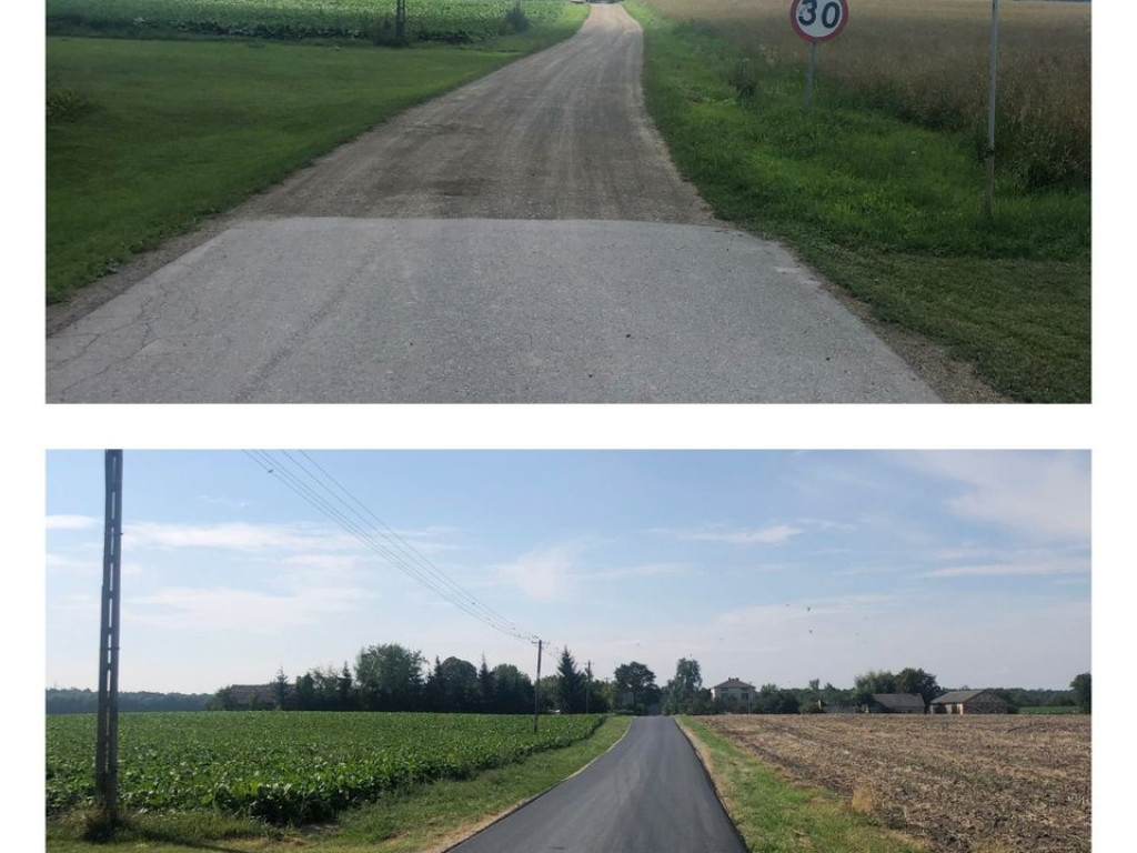 Remonty dróg w gminie Hrubieszów zakończone
