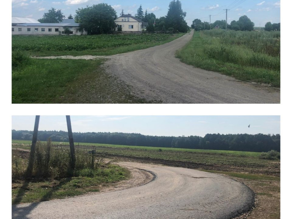 Remonty dróg w gminie Hrubieszów zakończone