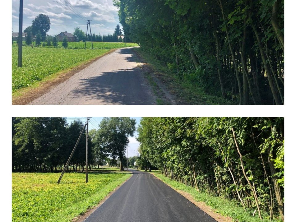 Remonty dróg w gminie Hrubieszów zakończone
