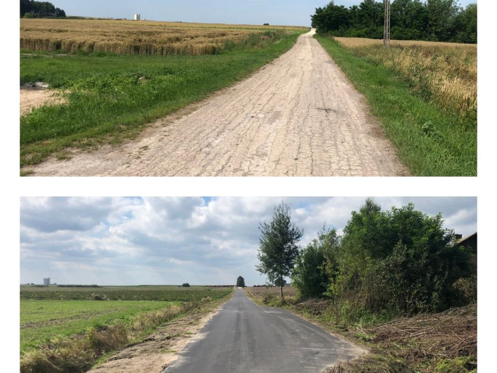 Remonty dróg w gminie Hrubieszów zakończone