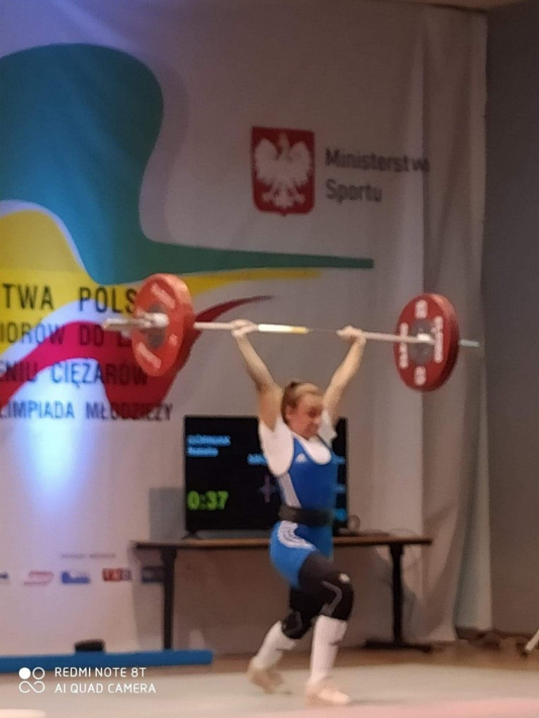 Natalia Górniak wicemistrzynią Polski Juniorek Młodszych w podnoszeniu ciężarów
