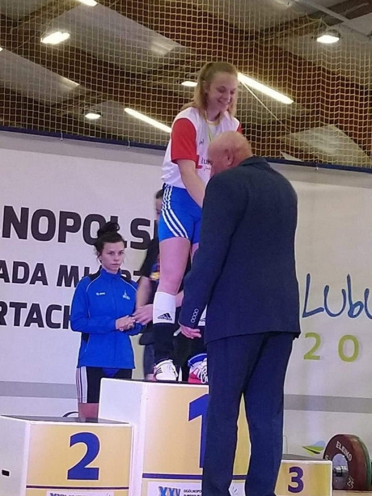 Natalia Górniak wicemistrzynią Polski Juniorek Młodszych w podnoszeniu ciężarów