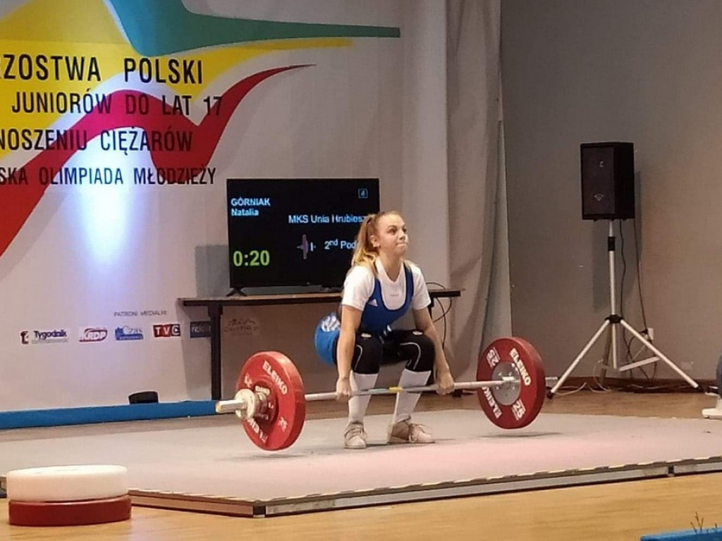 Natalia Górniak wicemistrzynią Polski Juniorek Młodszych w podnoszeniu ciężarów