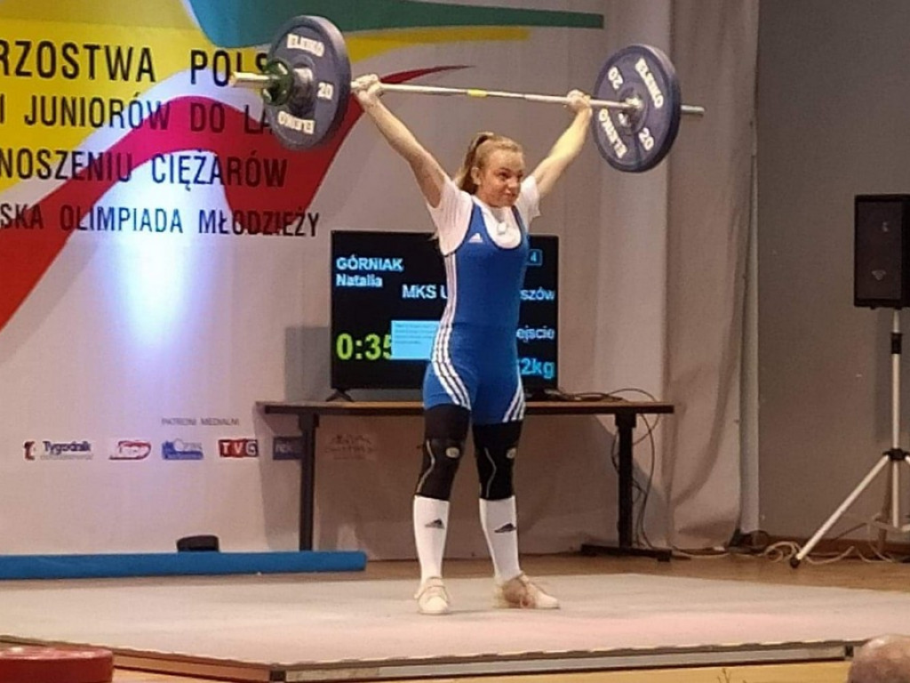 Natalia Górniak wicemistrzynią Polski Juniorek Młodszych w podnoszeniu ciężarów