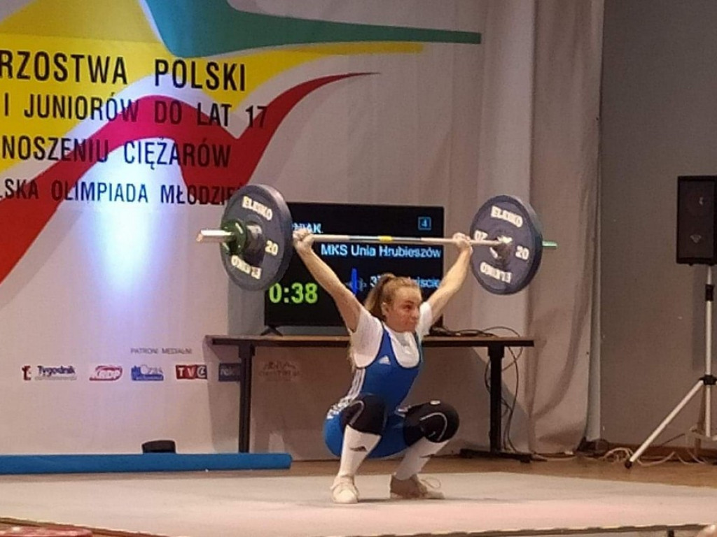 Natalia Górniak wicemistrzynią Polski Juniorek Młodszych w podnoszeniu ciężarów