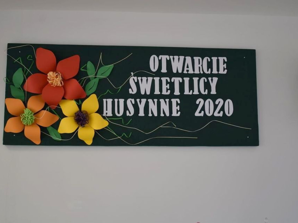 Gmina Hrubieszów: Świetlica w Husynnem wyremontowana