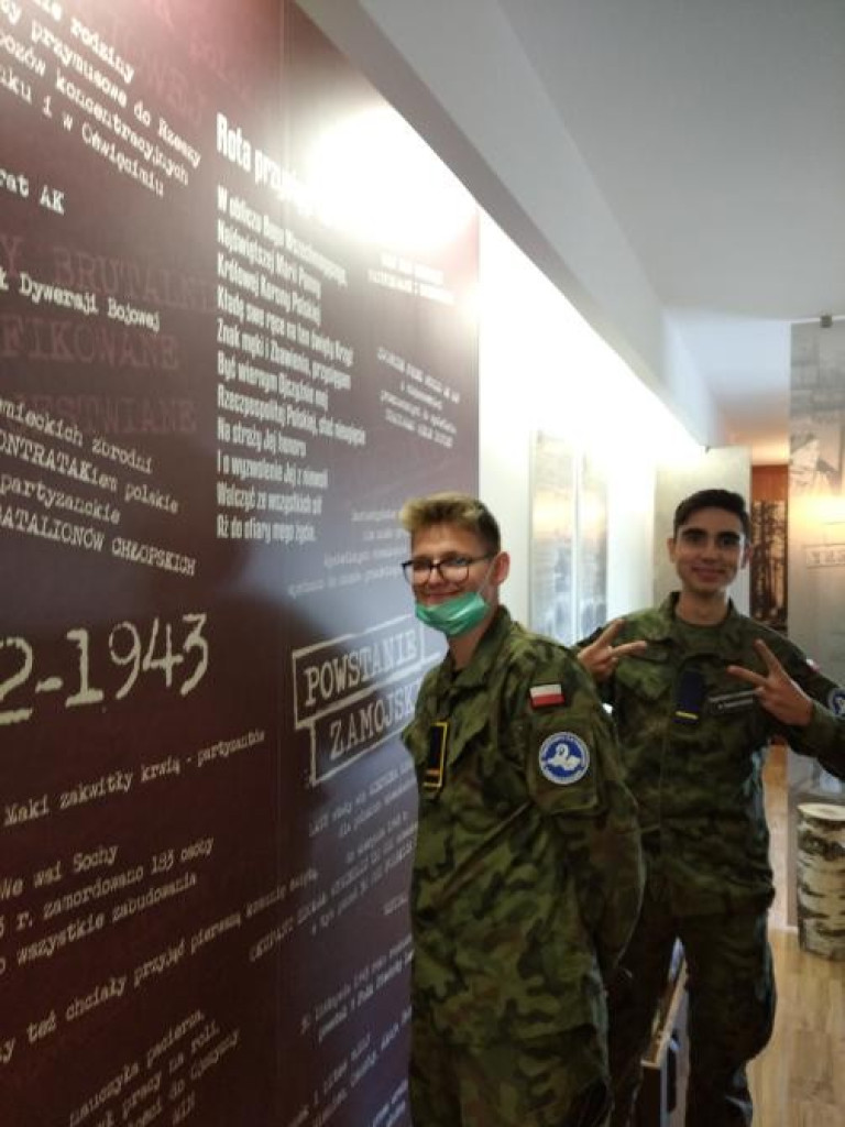 Uczniowie Kościuszki w muzeum w Bondyrzu