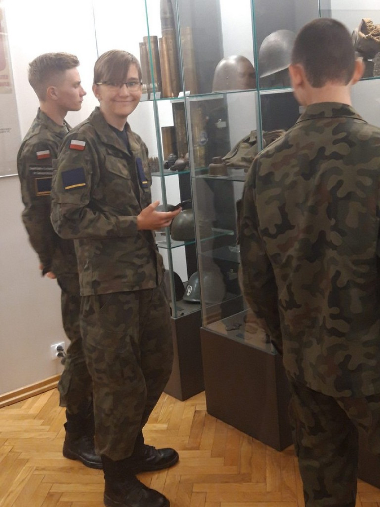 Uczniowie Kościuszki w muzeum w Bondyrzu