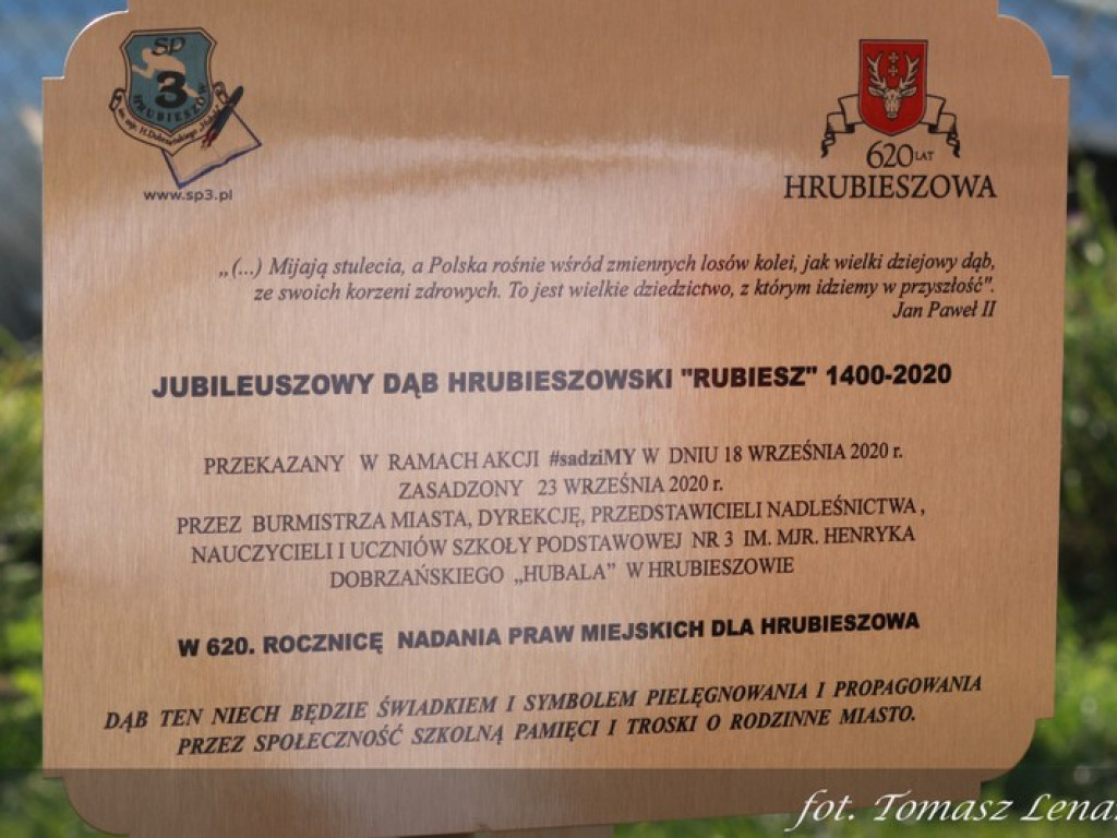 Jubileuszowy Dąb Hrubieszowski 