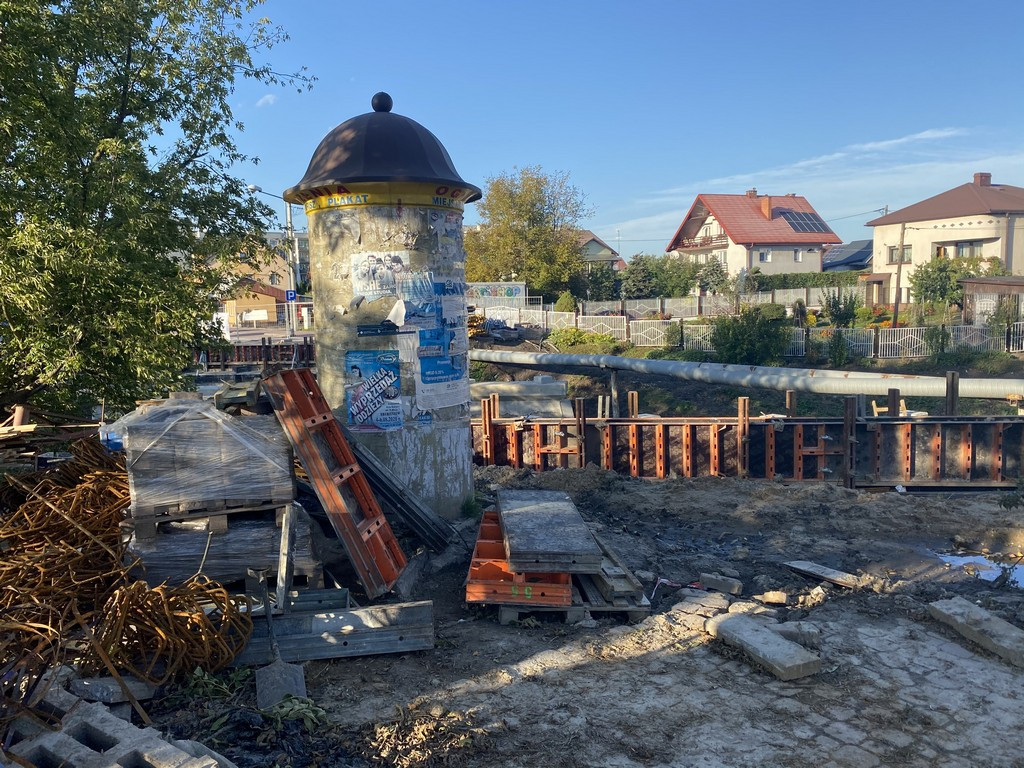 Hrubieszów: Postęp prac przy remoncie mostu na Ludnej - ZDJĘCIA