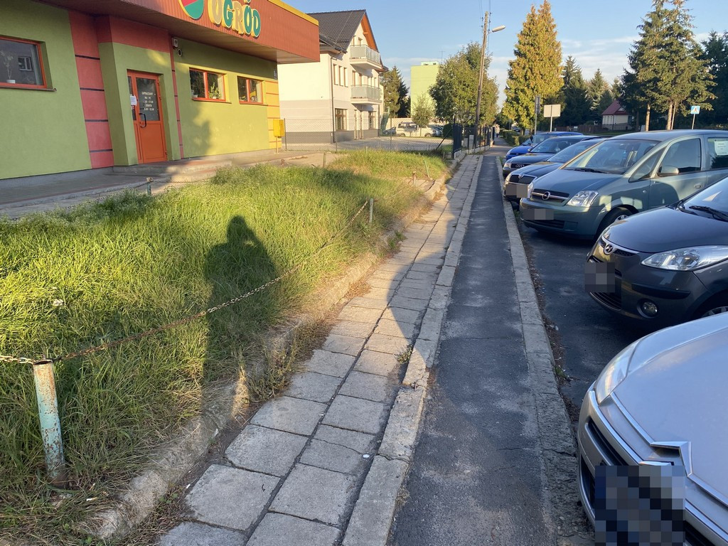 Hrubieszów: Wniosek w sprawie remontu chodnika przy ul. Polnej - ZDJĘCIA