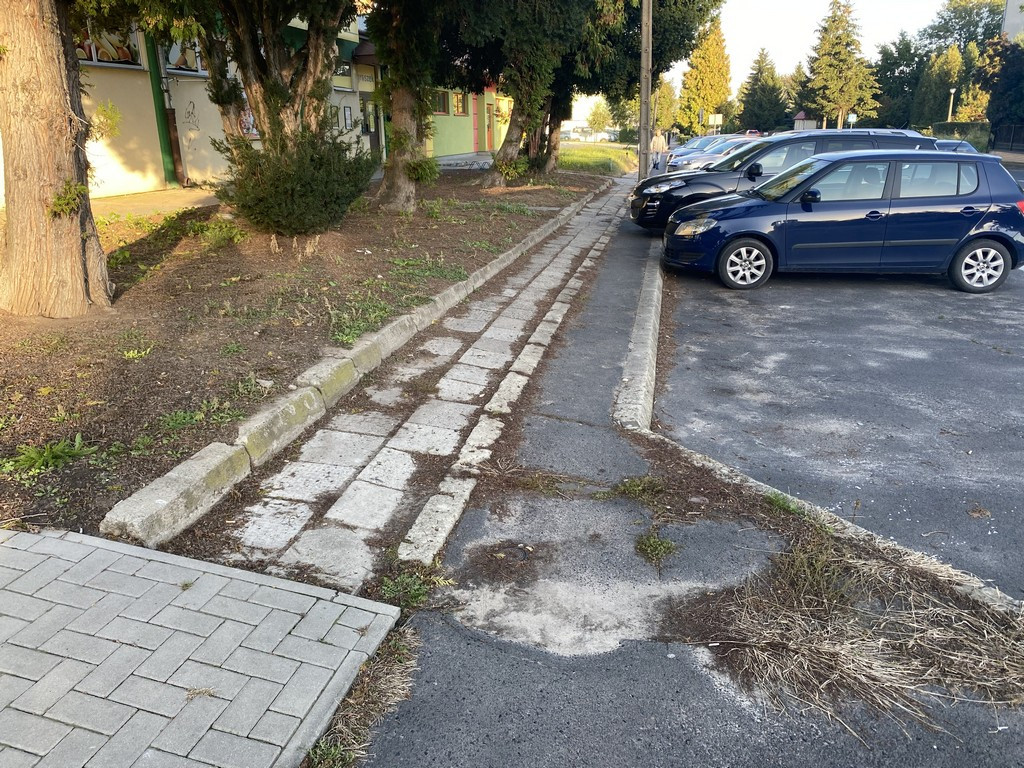 Hrubieszów: Wniosek w sprawie remontu chodnika przy ul. Polnej - ZDJĘCIA