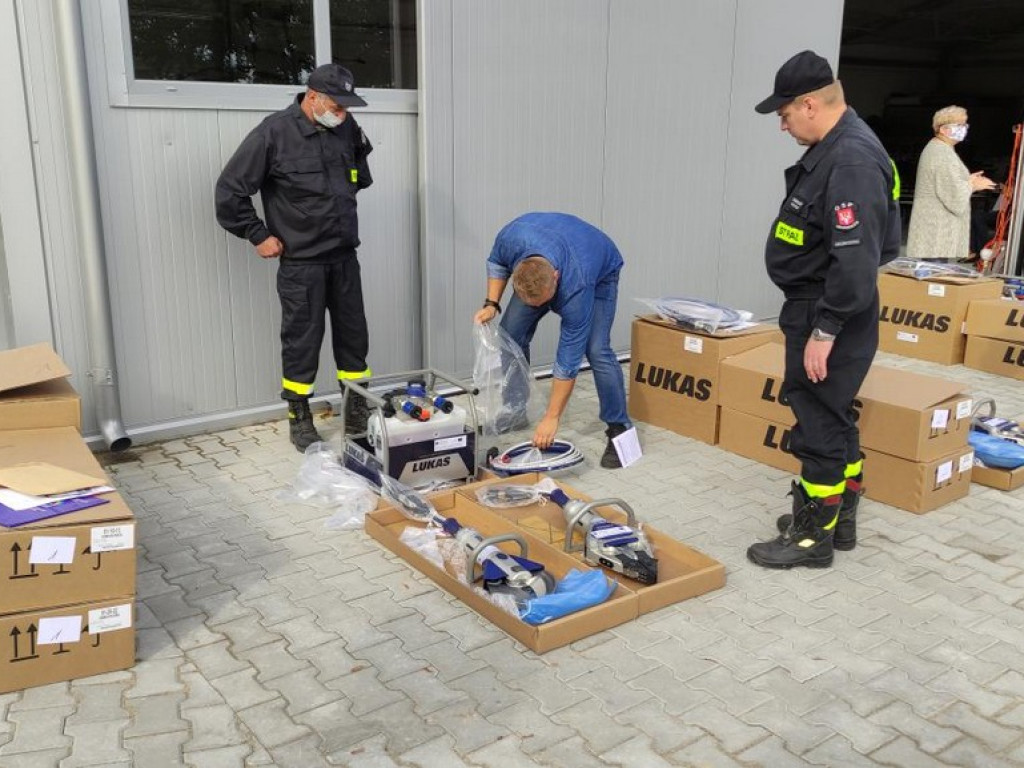 Nowe narzędzia hydrauliczne dla OSP Hrubieszów