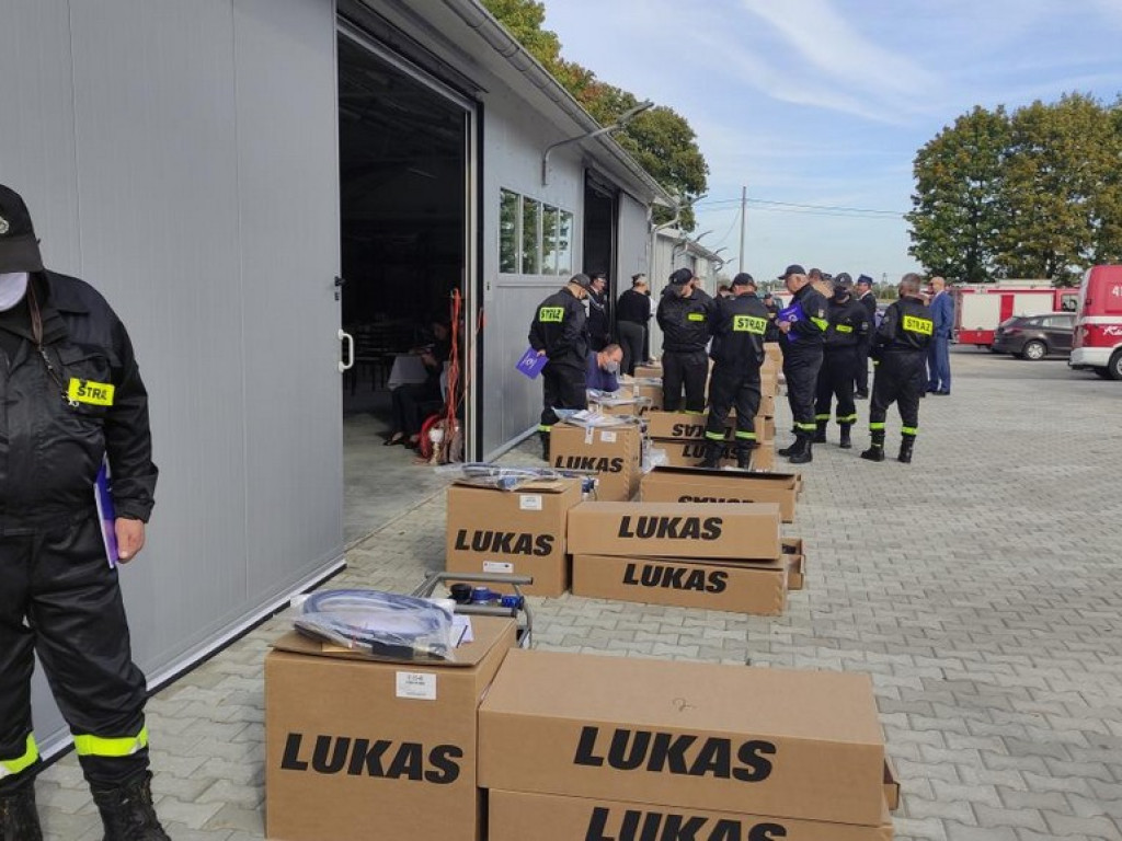 Nowe narzędzia hydrauliczne dla OSP Hrubieszów