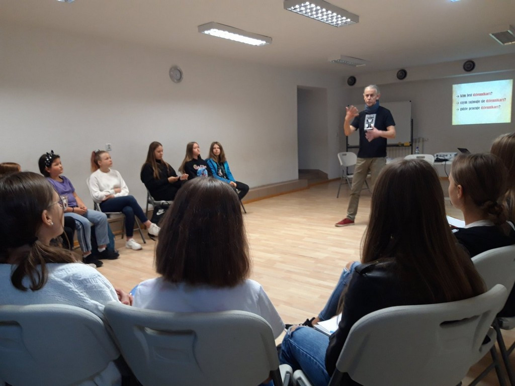 Warsztaty dziennikarskie w hrubieszowskiej Jedynce