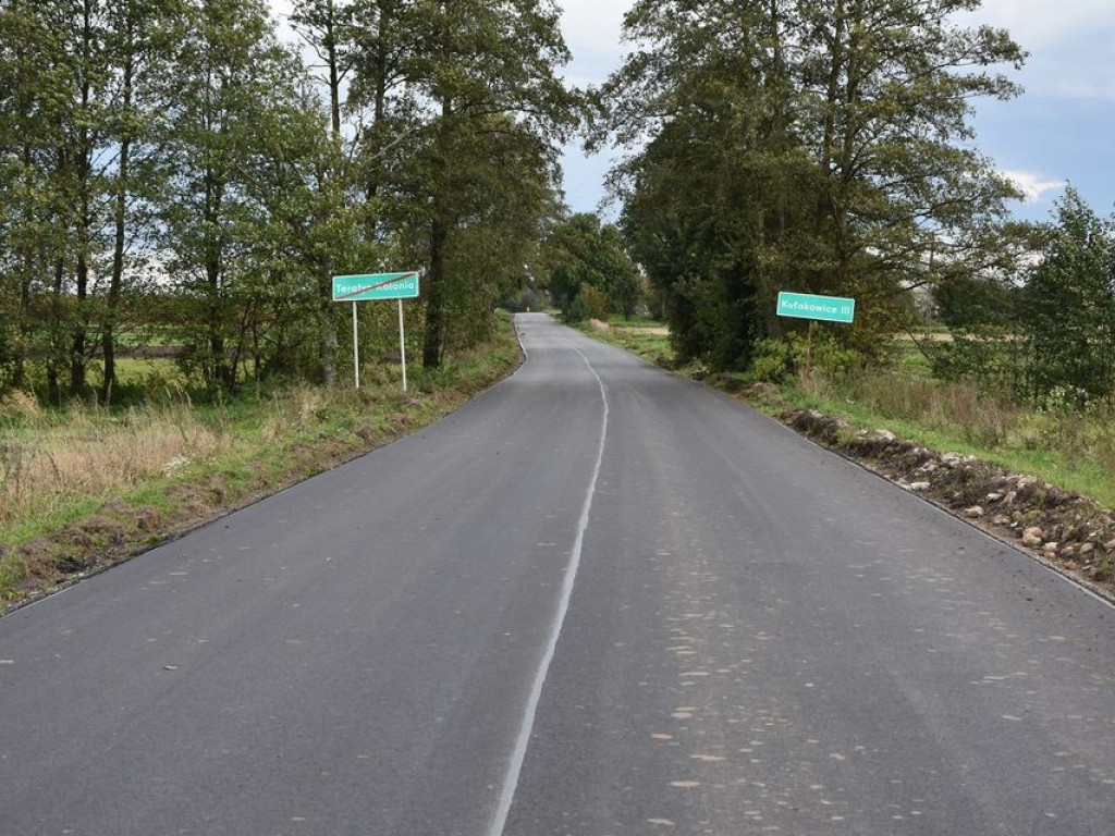 Trwa remont drogi Teratyn - Stefankowice